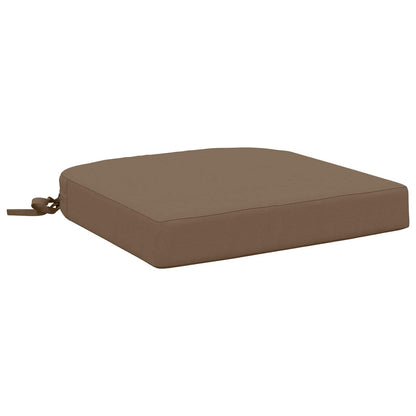 1-Piece Seat Cushion SOEST 100% Polyester Taupe 40 x 40 x 7 cm