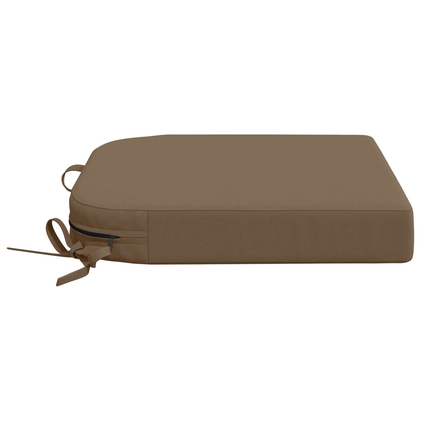 1-Piece Seat Cushion SOEST 100% Polyester Taupe 40 x 40 x 7 cm