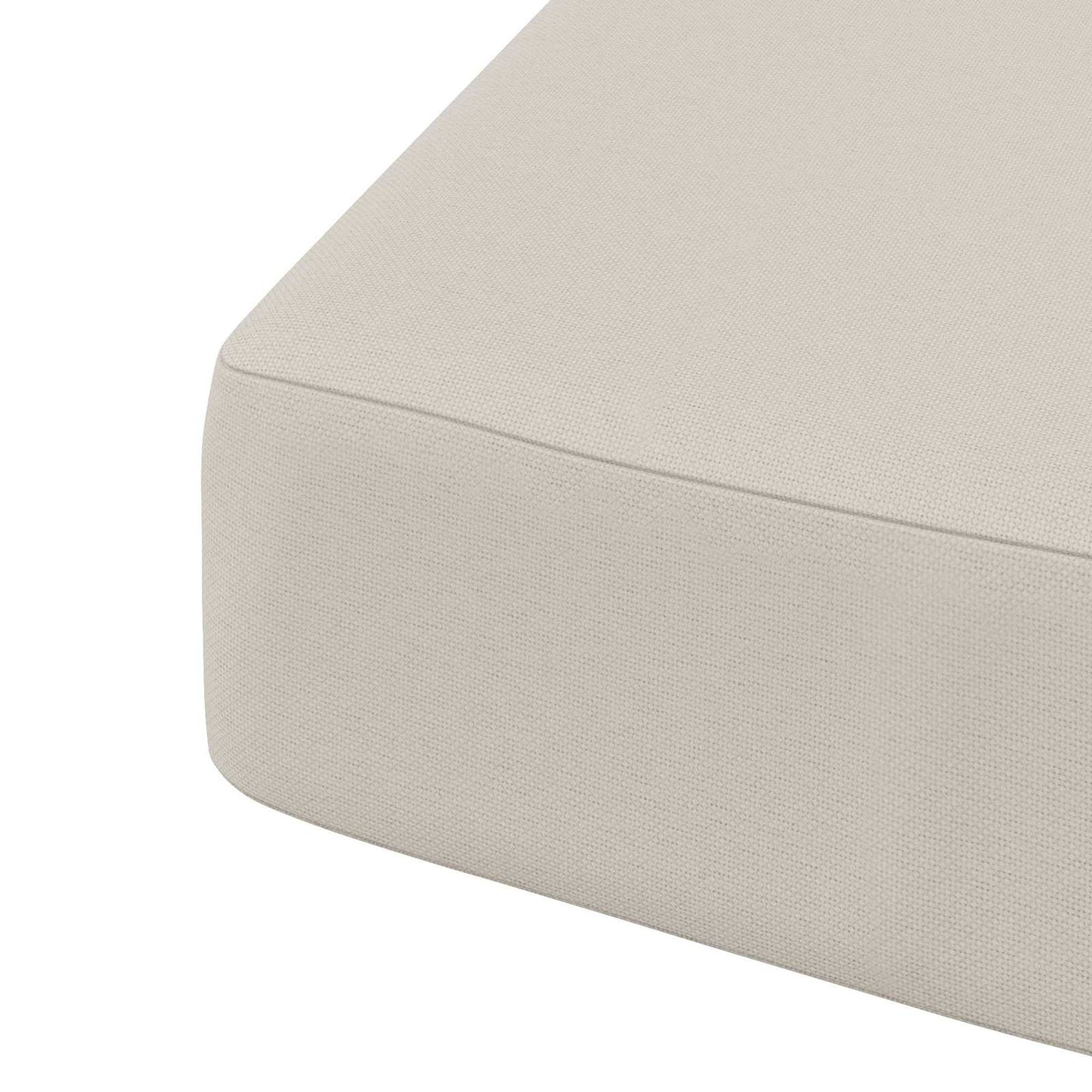 1-Piece Seat Cushion SOEST 100% Polyester White 40 x 40 x 7 cm
