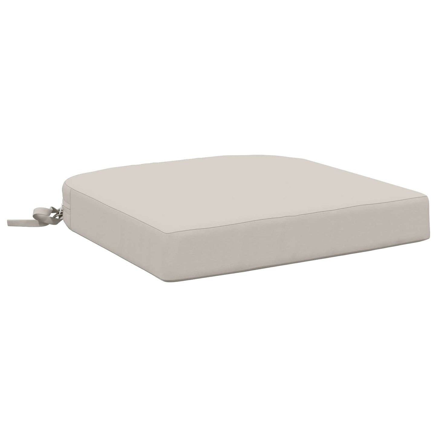 1-Piece Seat Cushion SOEST 100% Polyester White 40 x 40 x 7 cm