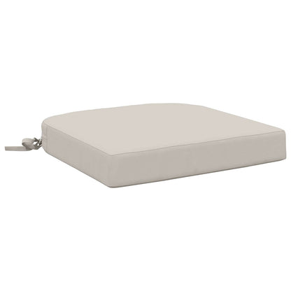 1-Piece Seat Cushion SOEST 100% Polyester White 40 x 40 x 7 cm