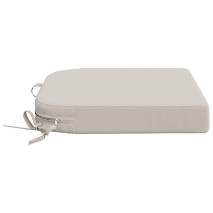1-Piece Seat Cushion SOEST 100% Polyester White 40 x 40 x 7 cm