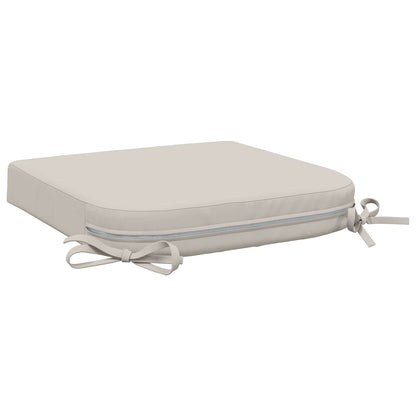 4-Piece Seat Cushions SOEST 4 pcs 100% Polyester White