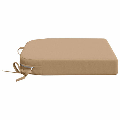 1-Piece Seat Cushion SOEST 100% Polyester Sand 40 x 40 x 7 cm