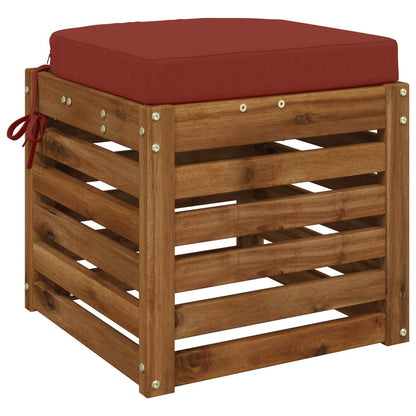 1-Piece Seat Cushion SOEST 100% Polyester Red 40 x 40 x 7 cm