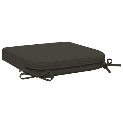 4-Piece Seat Cushions SOEST 4 pcs 100% Polyester Anthracite