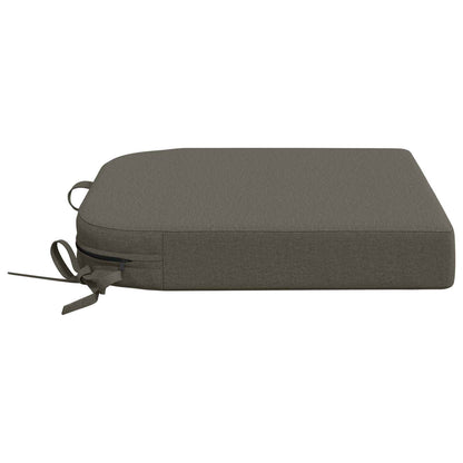 1-Piece Seat Cushion SOEST 100% Polyester Grey 40 x 40 x 7 cm