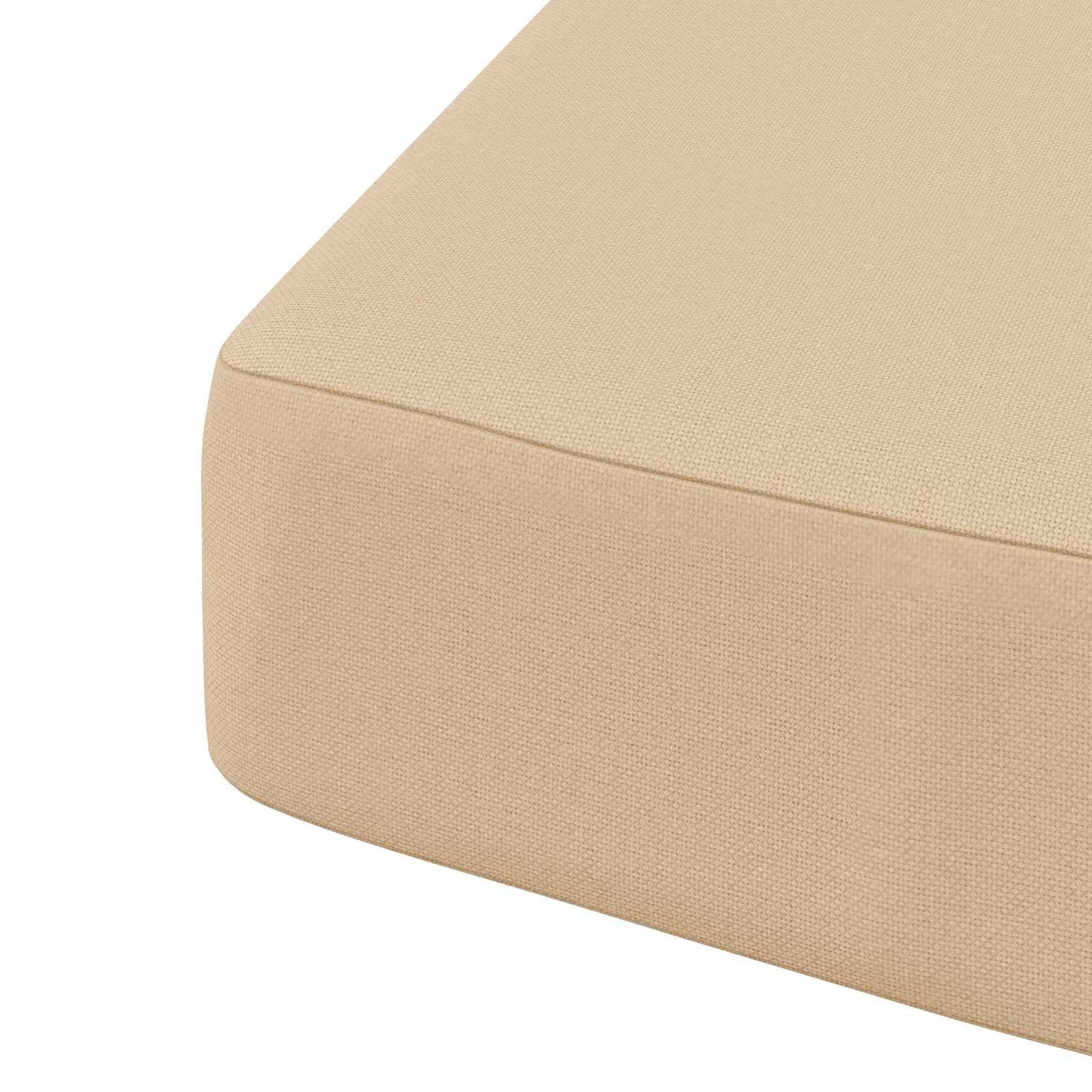4-Piece Seat Cushions SOEST 4 pcs 100% Polyester Cream