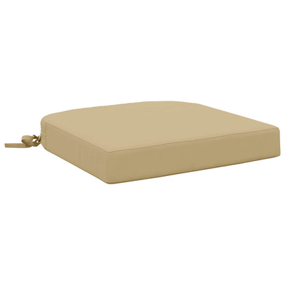 1-Piece Seat Cushion SOEST 100% Polyester Beige 40 x 40 x 7 cm