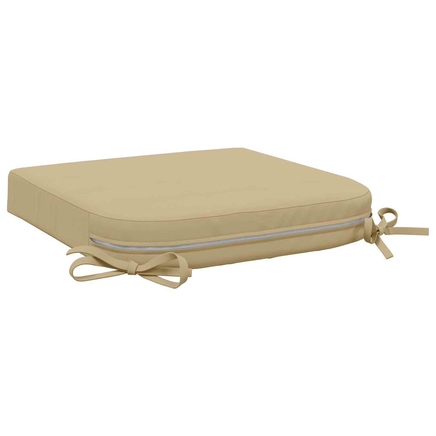 1-Piece Seat Cushion SOEST 100% Polyester Beige 40 x 40 x 7 cm
