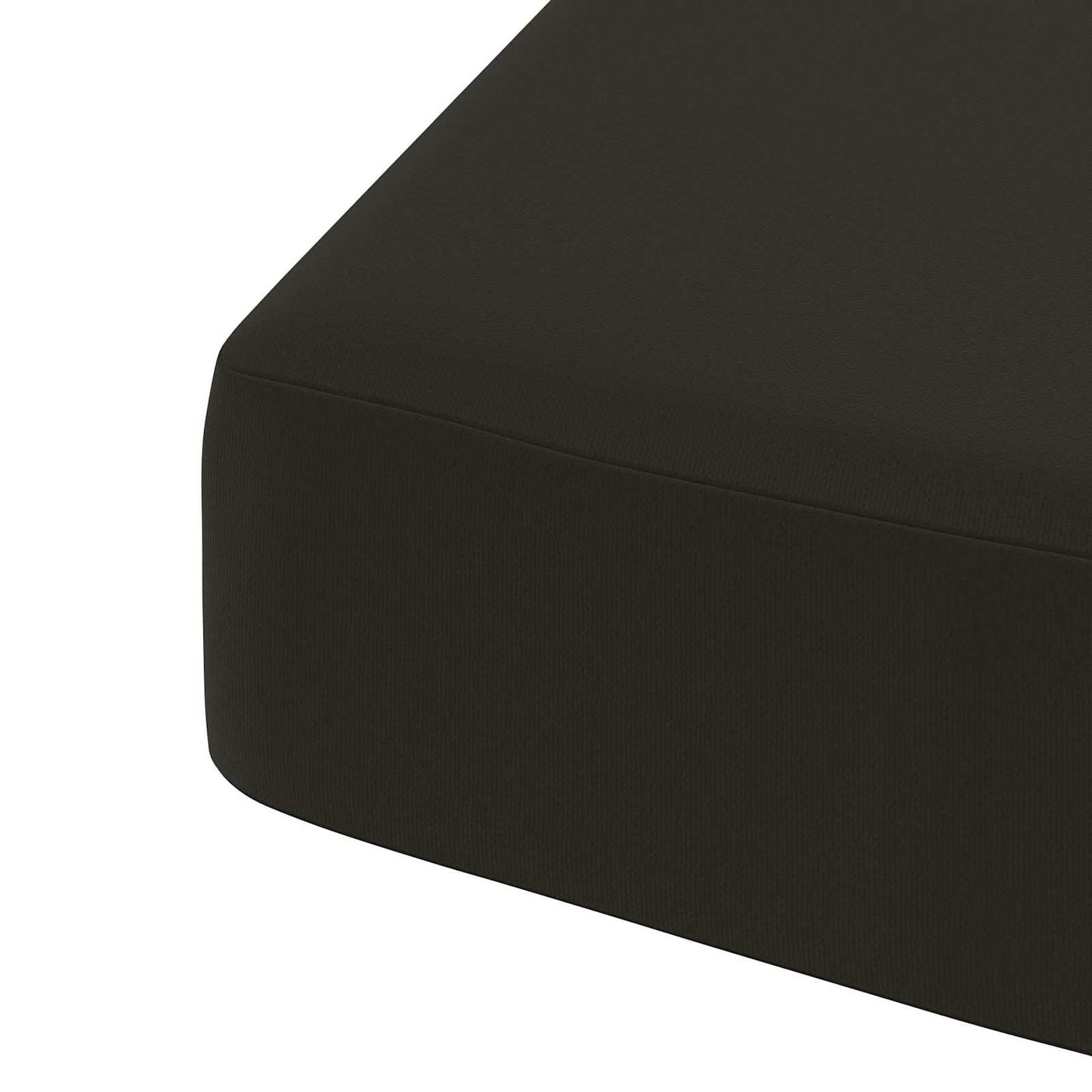 1-Piece Seat Cushion SOEST 100% Polyester Black 40 x 40 x 7 cm