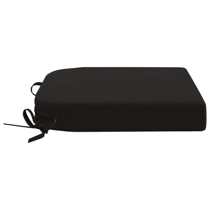 1-Piece Seat Cushion SOEST 100% Polyester Black 40 x 40 x 7 cm