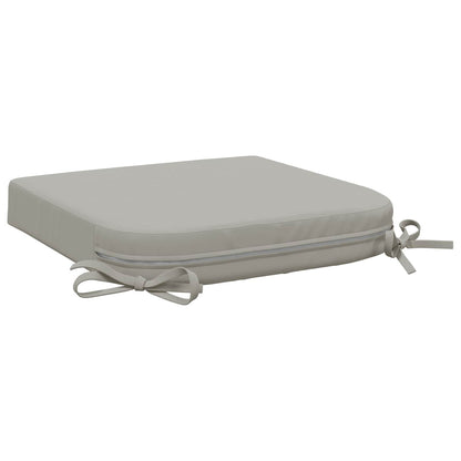 1-Piece Seat Cushion SOEST 100% Polyester Grey 40 x 40 x 7 cm