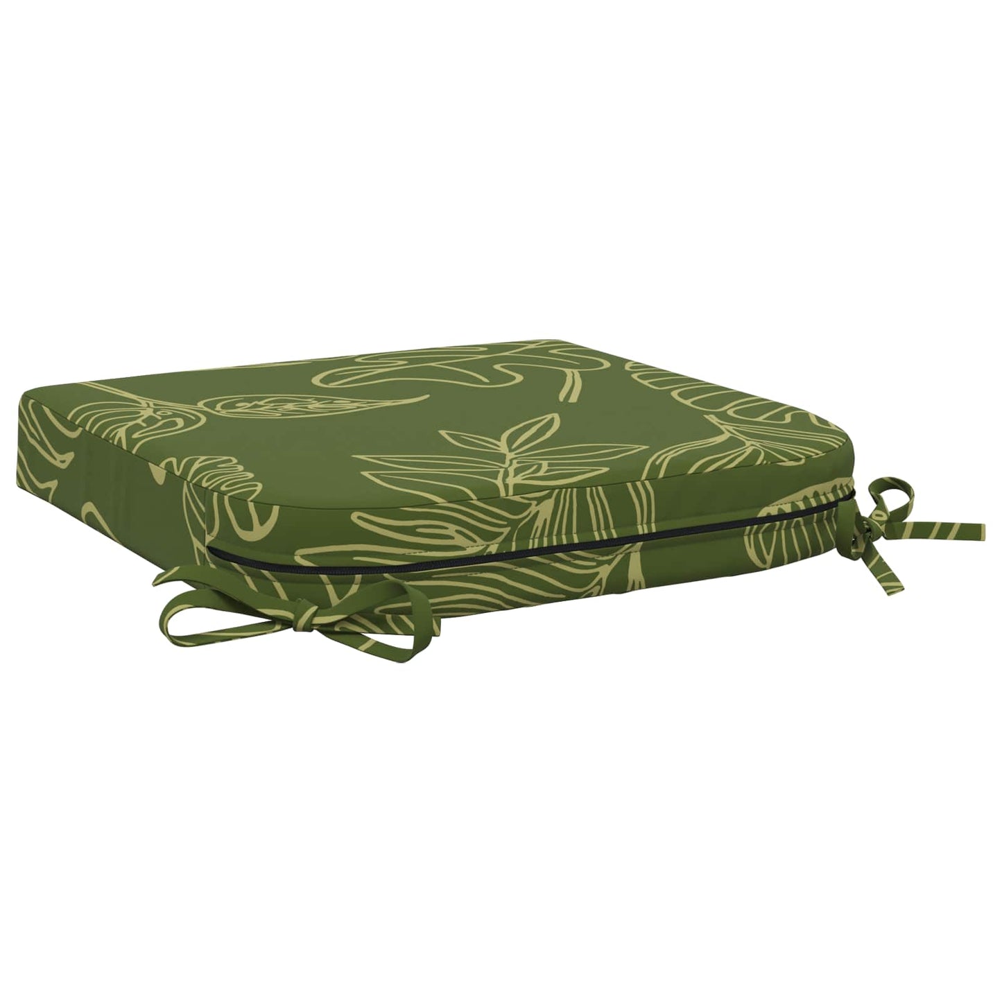 1-Piece Seat Cushion SOEST 100% Polyester Leaf Design