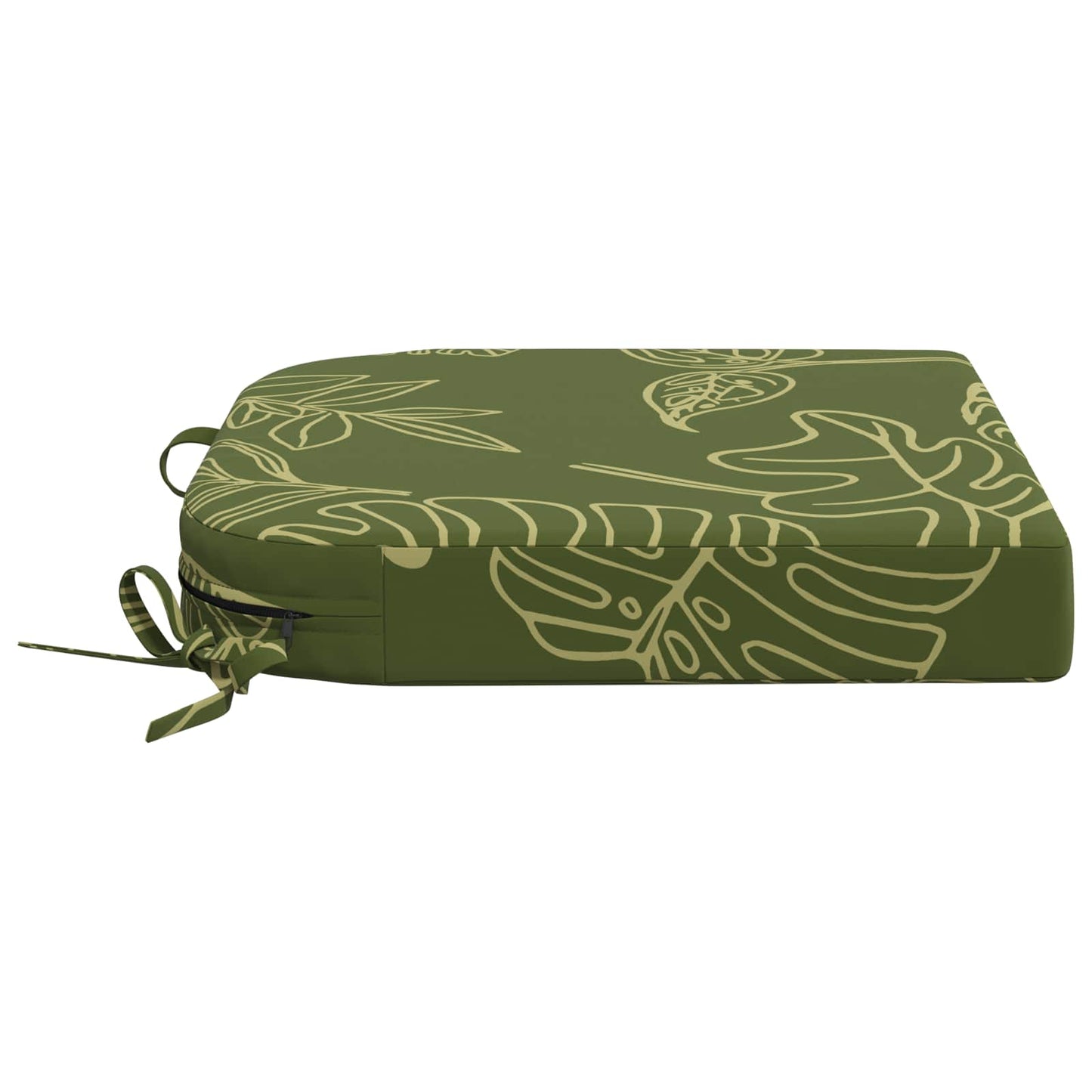 1-Piece Seat Cushion SOEST 100% Polyester Leaf Design