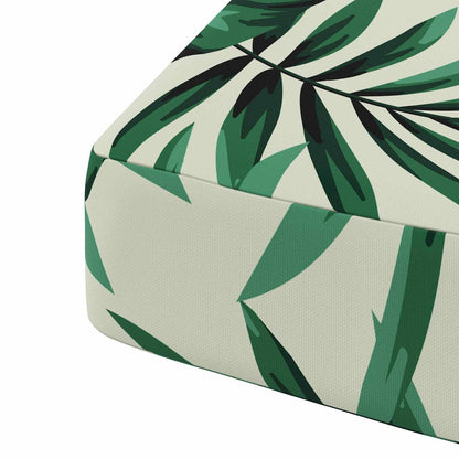 1-Piece Seat Cushion SOEST 100% Polyester Leaf Pattern