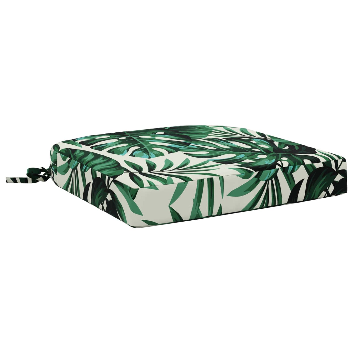 1-Piece Seat Cushion SOEST 100% Polyester Leaf Pattern