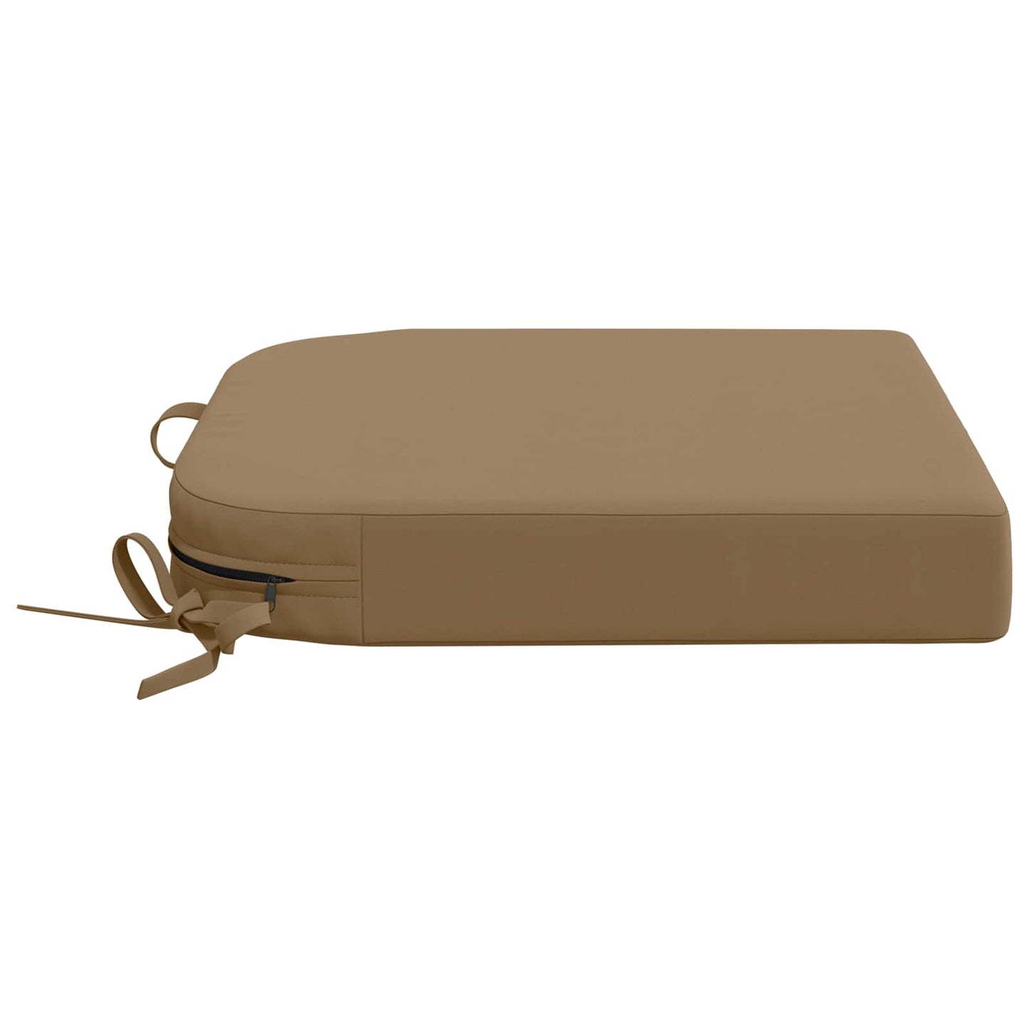 1-Piece Seat Cushion SOEST 100% Polyester Taupe 40 x 40 x 7 cm
