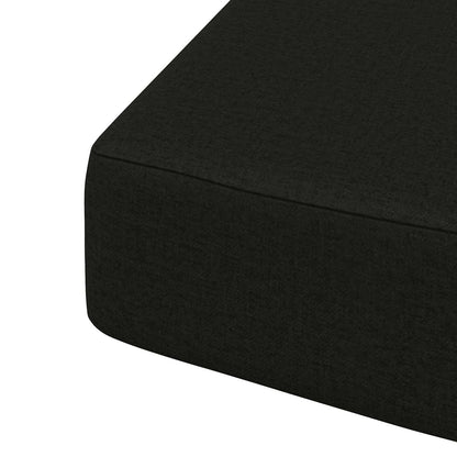 1-Piece Seat Cushion SOEST 100% Polyester Black 45 x 45 x 7 cm