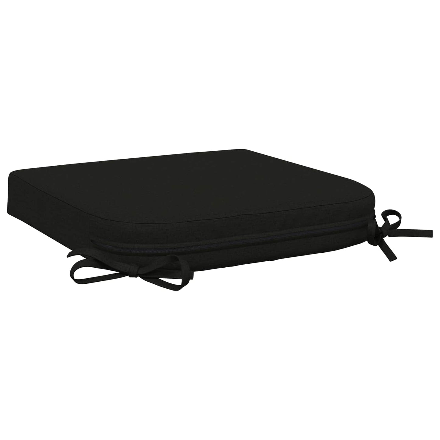 1-Piece Seat Cushion SOEST 100% Polyester Black 45 x 45 x 7 cm