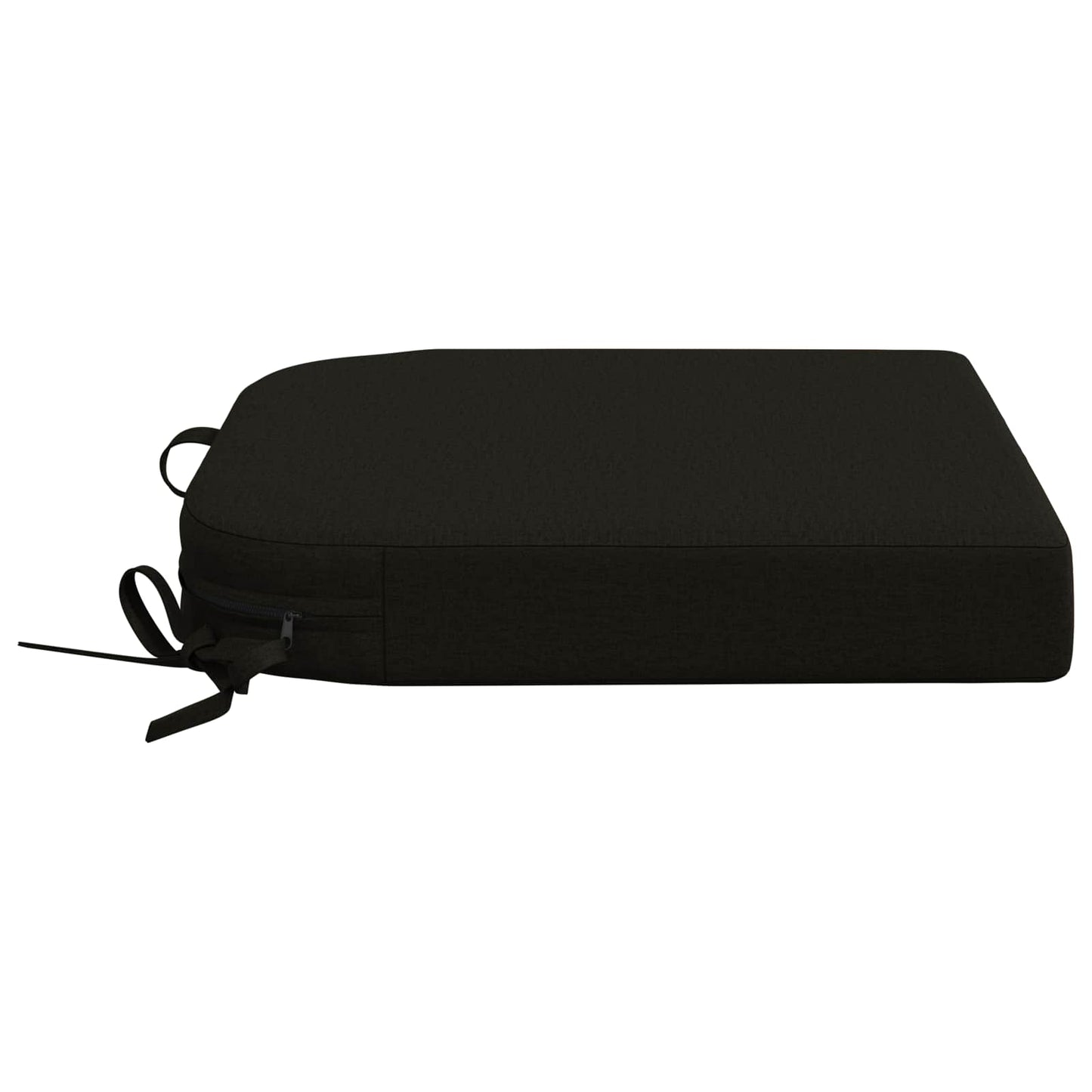 1-Piece Seat Cushion SOEST 100% Polyester Black 45 x 45 x 7 cm
