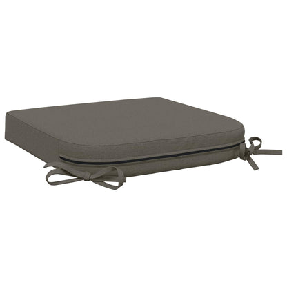 1-Piece Seat Cushion SOEST 100% Polyester Grey 45 x 45 x 7 cm