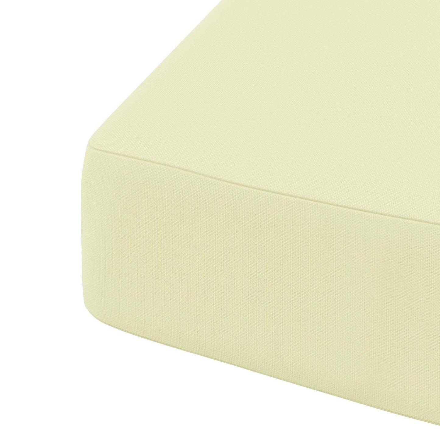 1-Piece Seat Cushion SOEST 100% Polyester Cream 45 x 45 x 7 cm