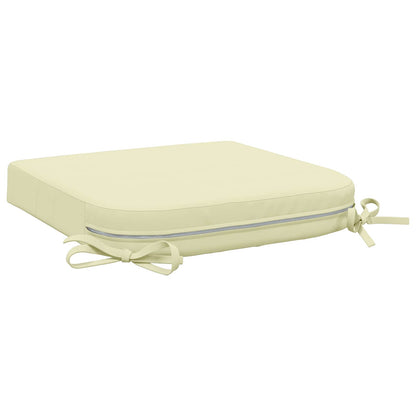 1-Piece Seat Cushion SOEST 100% Polyester Cream 45 x 45 x 7 cm