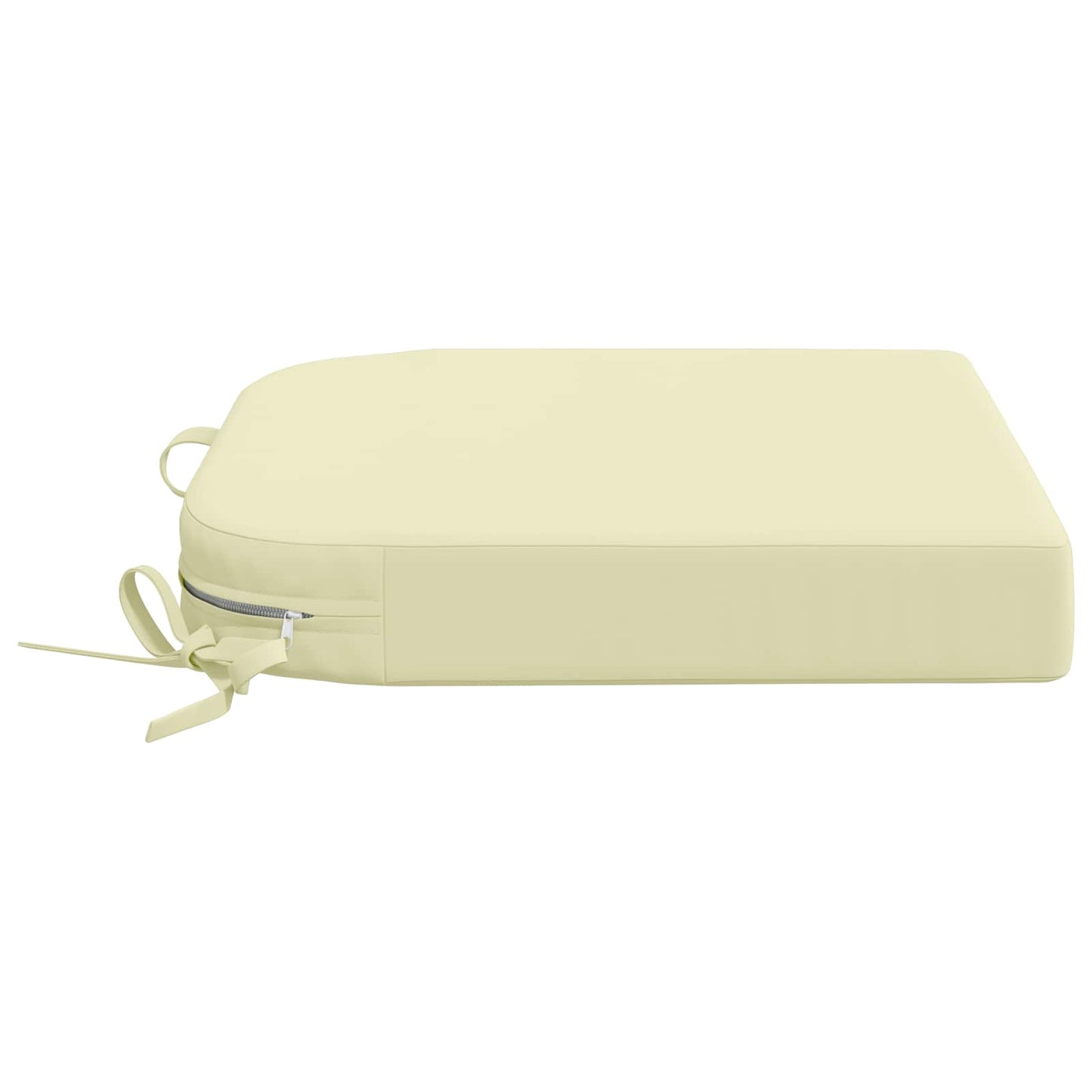 1-Piece Seat Cushion SOEST 100% Polyester Cream 45 x 45 x 7 cm