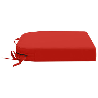 1-Piece Seat Cushion SOEST 100% Polyester Red 45 x 45 x 7 cm