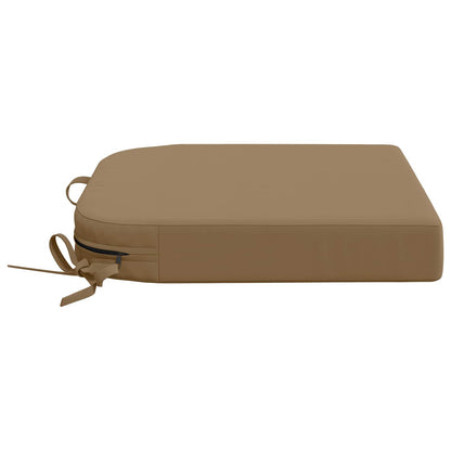 1-Piece Seat Cushion SOEST 100% Polyester Taupe 45 x 45 x 7 cm