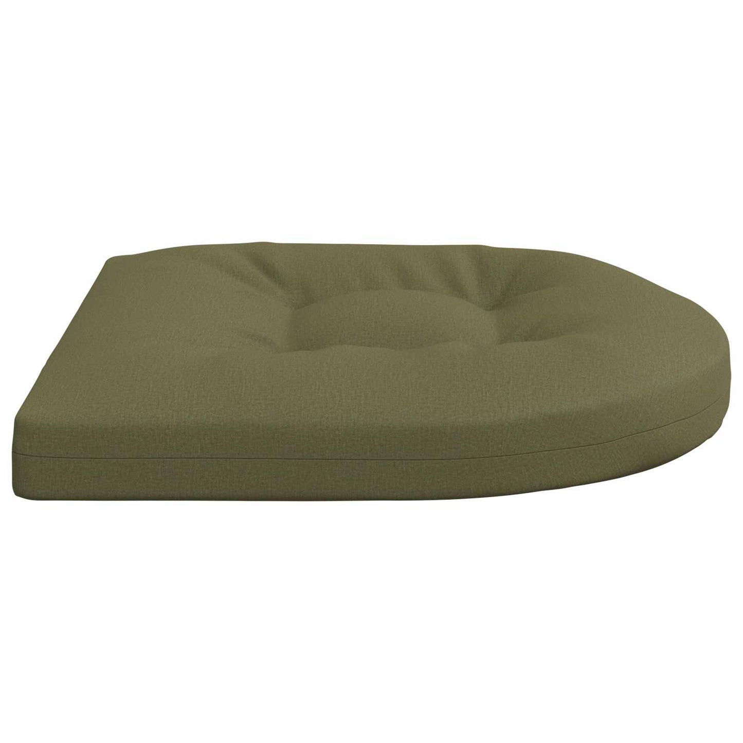 4-Piece Seat Cushions 4 pcs 100% Polyester Olive Green