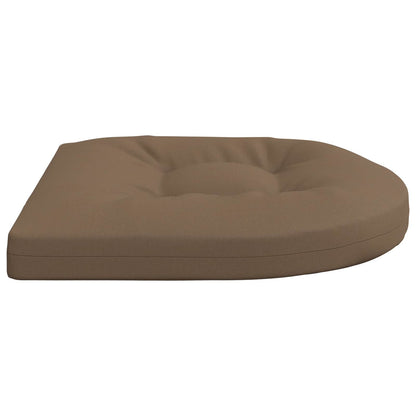 4-Piece Seat Cushions 4 pcs 100% Polyester Taupe 40 x 40 x 5 cm