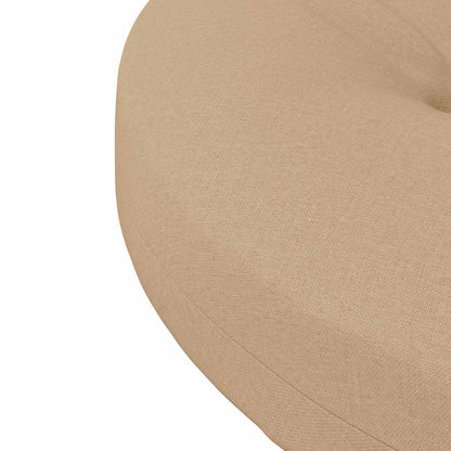 4-Piece Seat Cushions 4 pcs 100% Polyester Sand 40 x 40 x 5 cm