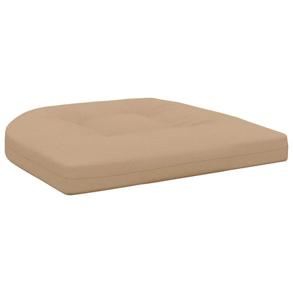 4-Piece Seat Cushions 4 pcs 100% Polyester Sand 40 x 40 x 5 cm