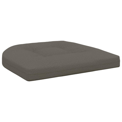 4-Piece Seat Cushions 4 pcs 100% Polyester Grey 40 x 40 x 5 cm
