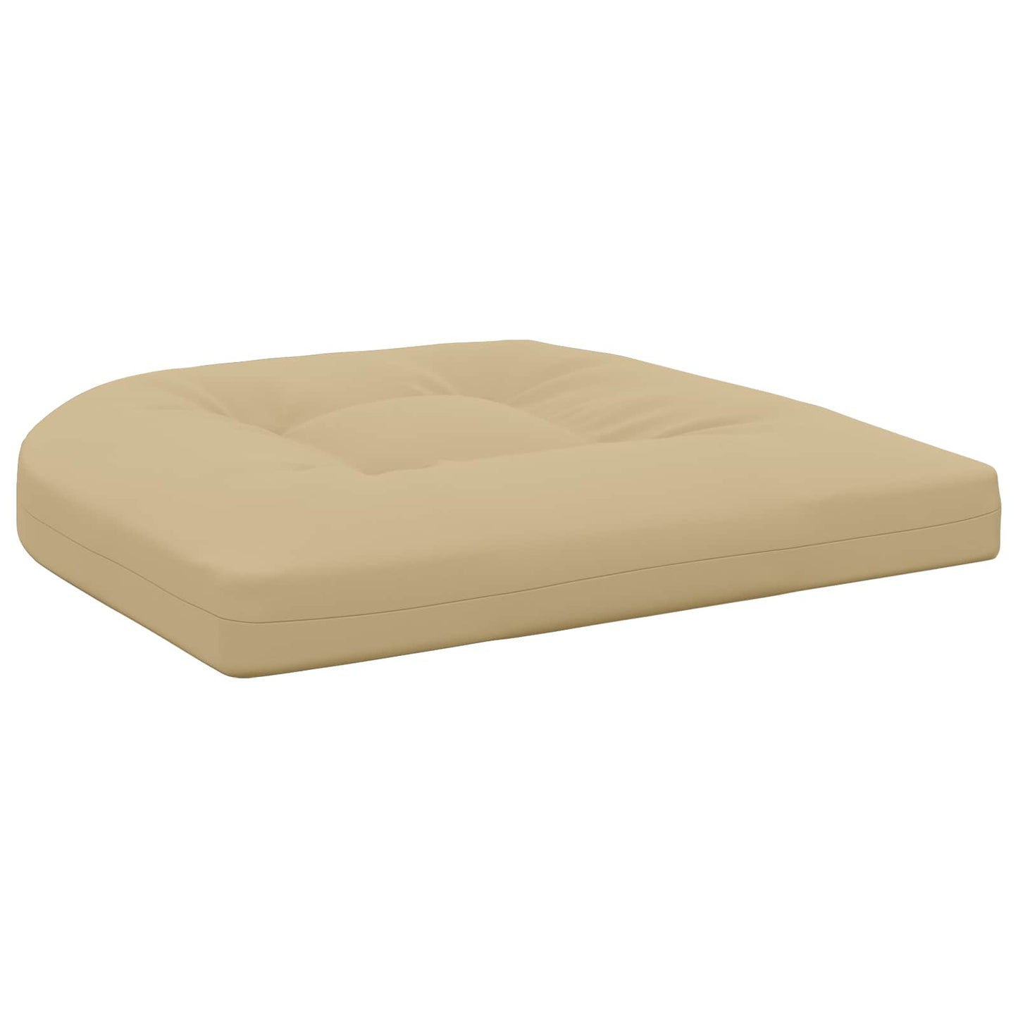 4-Piece Seat Cushions 4 pcs 100% Polyester Beige 40 x 40 x 5 cm