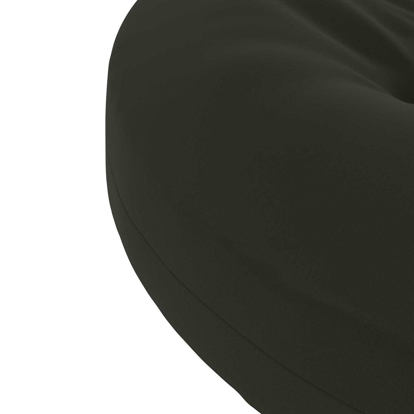 4-Piece Seat Cushions 4 pcs 100% Polyester Black 40 x 40 x 5 cm