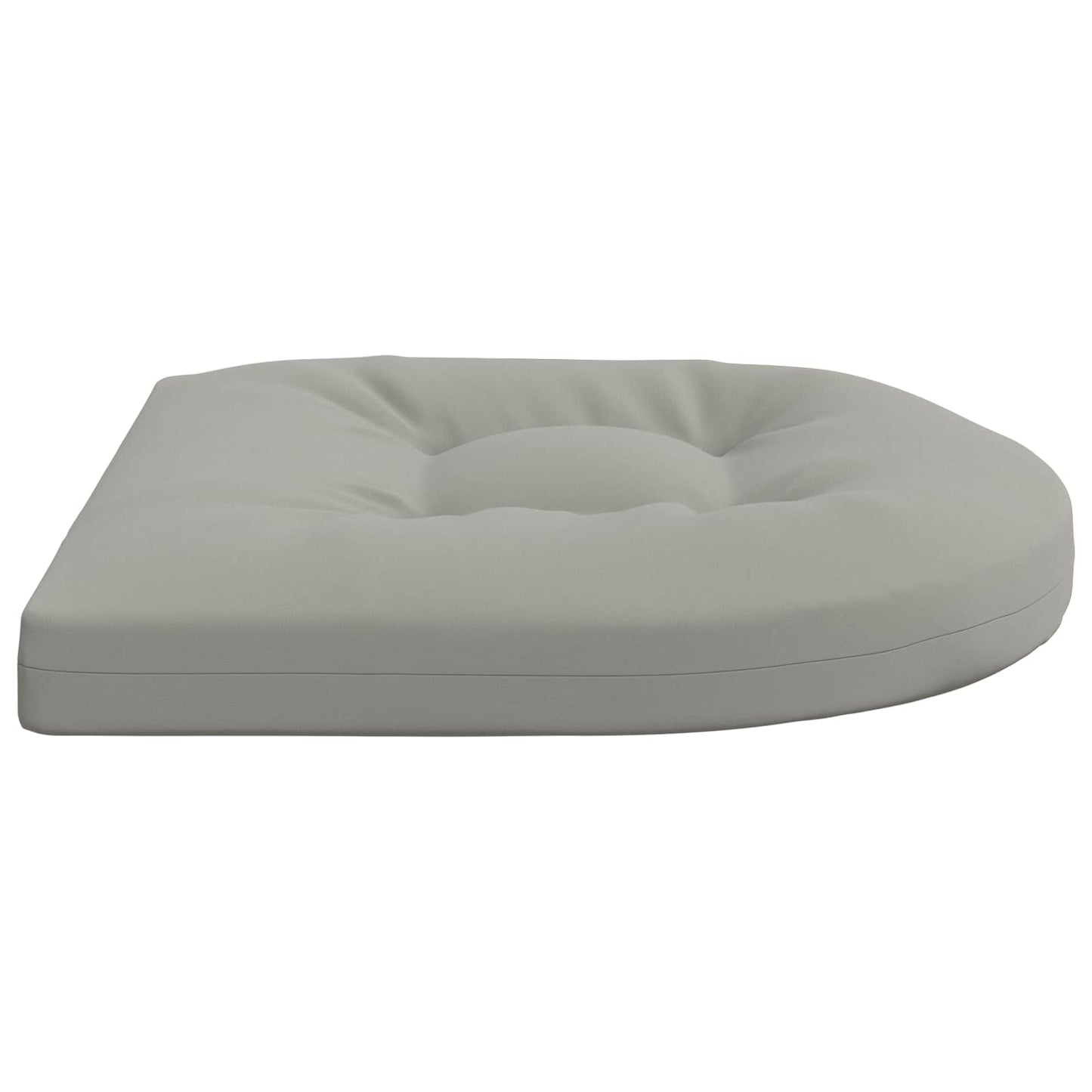 4-Piece Seat Cushions 4 pcs 100% Polyester Grey 40 x 40 x 5 cm