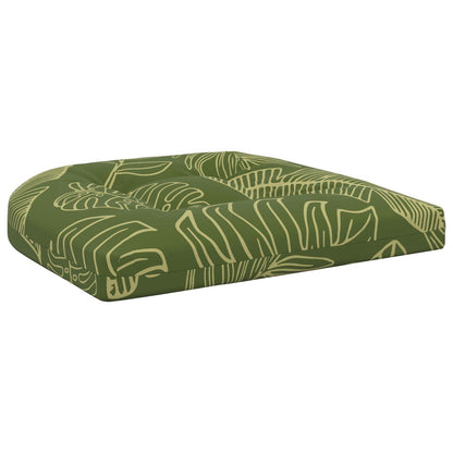 4-Piece Seat Cushions 4 pcs 100% Polyester Leaf Design