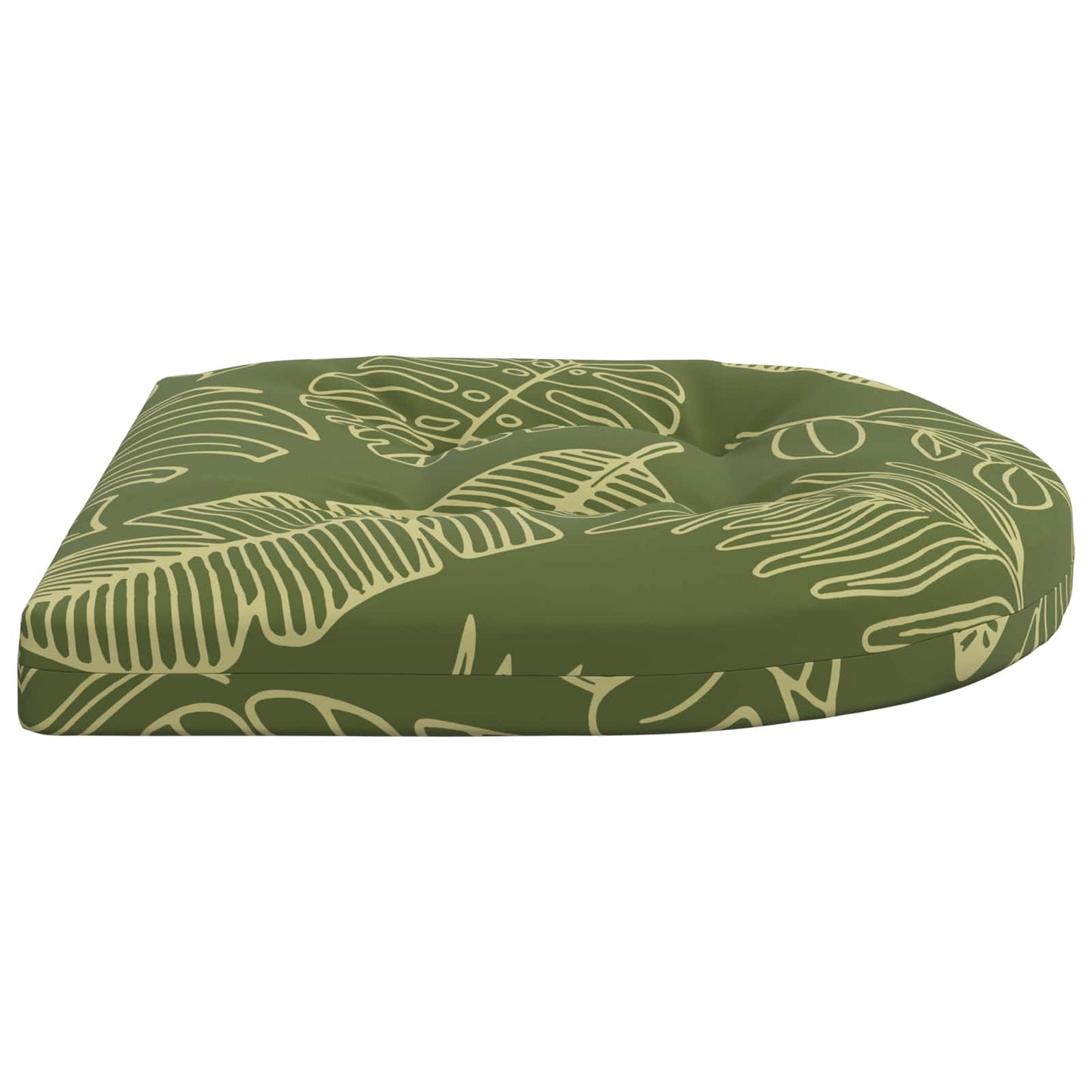 4-Piece Seat Cushions 4 pcs 100% Polyester Leaf Design