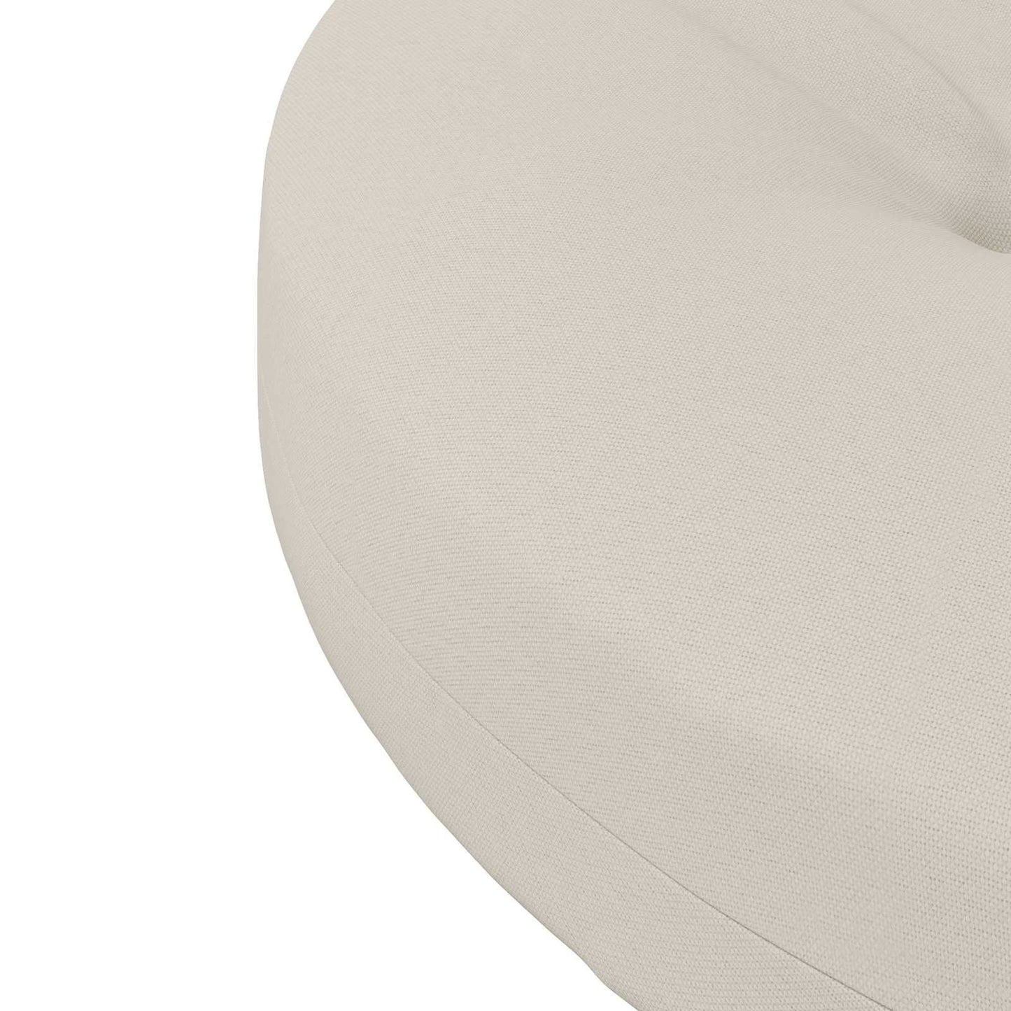 4-Piece Seat Cushions 4 pcs 100% Polyester White 45 x 45 x 5 cm