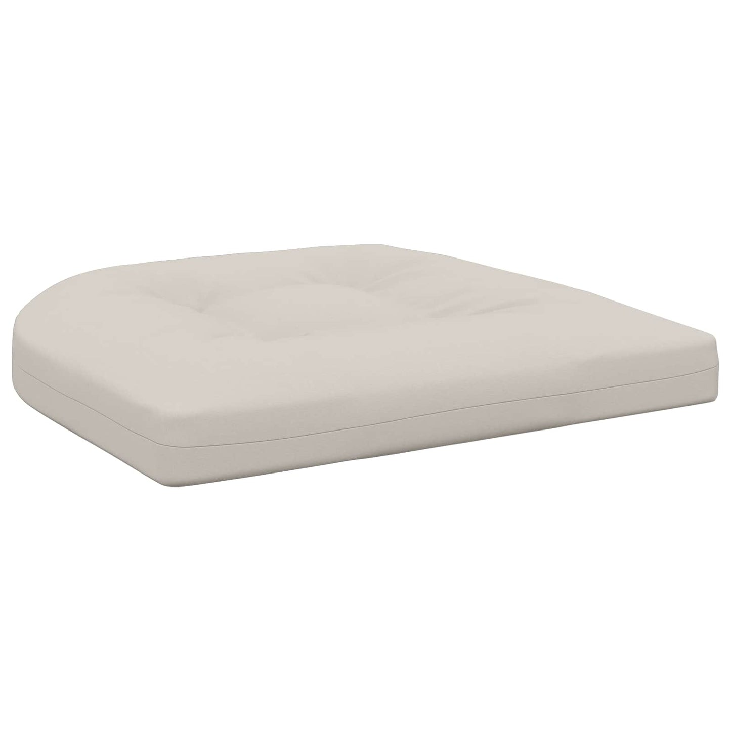 4-Piece Seat Cushions 4 pcs 100% Polyester White 45 x 45 x 5 cm