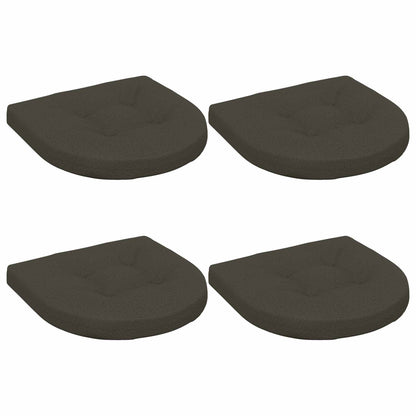 4-Piece Seat Cushions 4 pcs 100% Polyester Anthracite