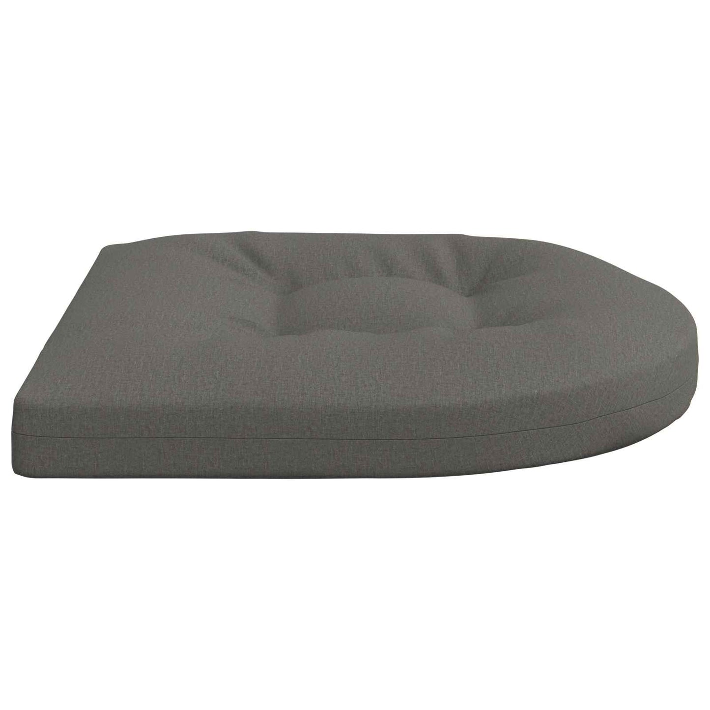 4-Piece Seat Cushions 4 pcs 100% Polyester Grey 45 x 45 x 5 cm