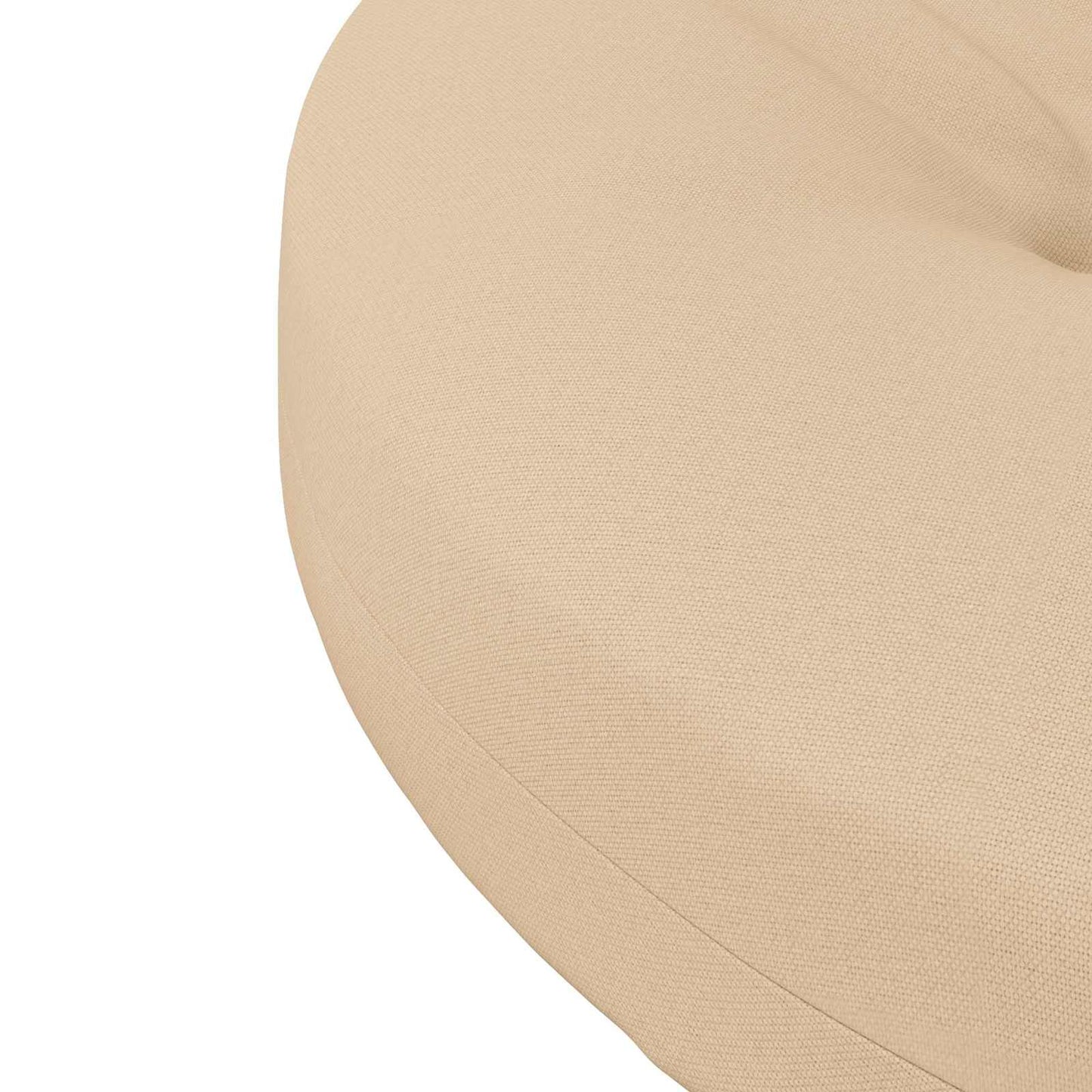 4-Piece Seat Cushions 4 pcs 100% Polyester Cream 45 x 45 x 5 cm