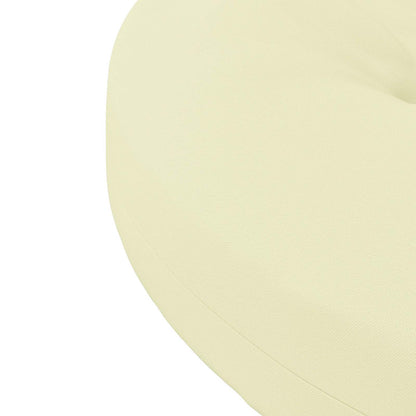 4-Piece Seat Cushions 4 pcs 100% Polyester Cream 45 x 45 x 5 cm