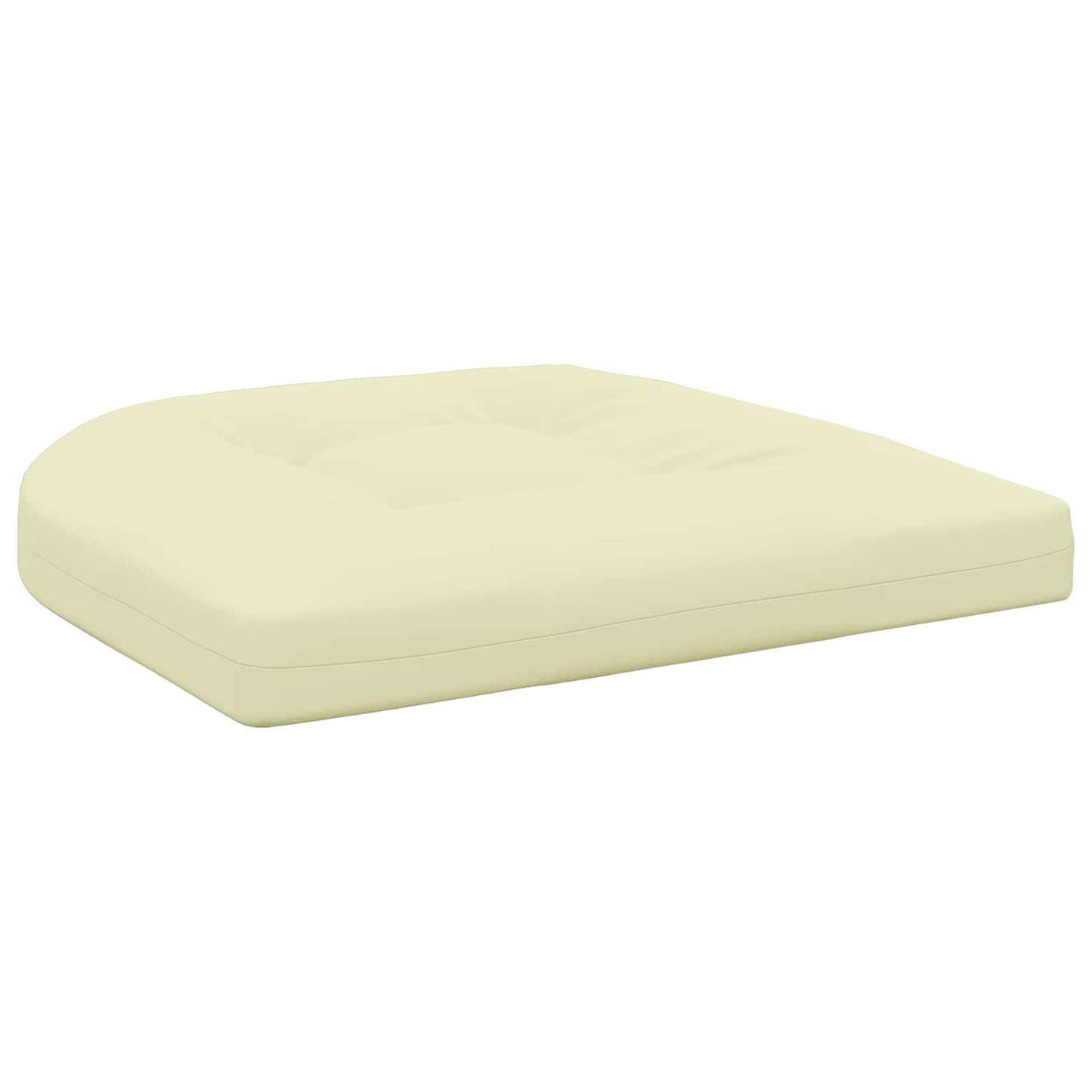 4-Piece Seat Cushions 4 pcs 100% Polyester Cream 45 x 45 x 5 cm