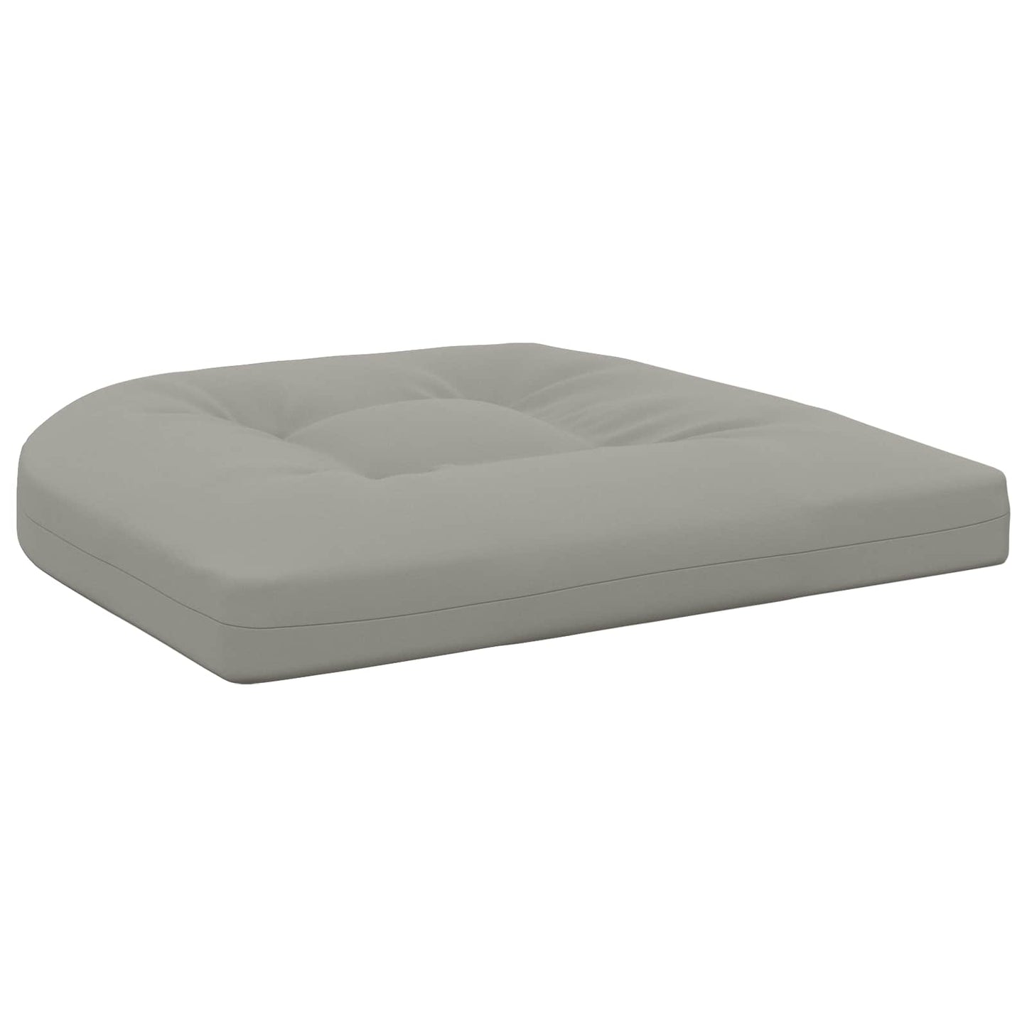 4-Piece Seat Cushions 4 pcs 100% Polyester Grey 45 x 45 x 5 cm
