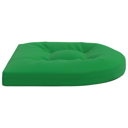 4-Piece Seat Cushions 4 pcs 100% Polyester Green 45 x 45 x 5 cm